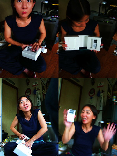 Hiroko got an iPod.
